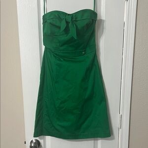 Daniel Cremieux Vibrant Green Strapless Dress